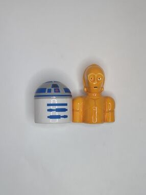Star Wars C-3PO And R2D2 Salt And Pepper Shakers Ceramic
